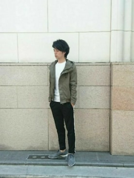 「N2B」｜「アイテム（ブルゾン）」を使った、ICHIKAWAさん（メンズ・172cm）の秋コーディネート