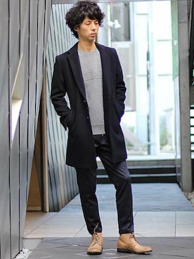 ICHIKAWAさん（メンズ・172cm）の冬コーディネート