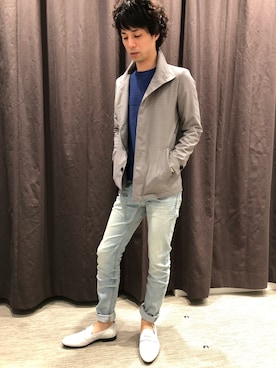 「HIGH STREET（ハイストリート）のアイテム」を使った、ICHIKAWAさん（メンズ・172cm）の春コーディネート