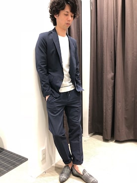 「HIGH STREET（ハイストリート）のアイテム」を使った、ICHIKAWAさん（メンズ・172cm）の春コーディネート