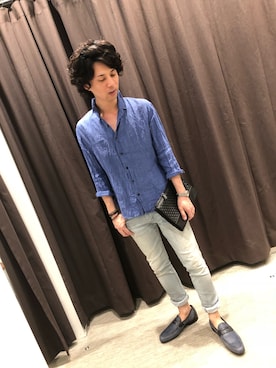 「HIGH STREET（ハイストリート）のアイテム」を使った、ICHIKAWAさん（メンズ・172cm）の夏コーディネート