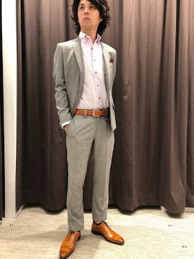 「HIGH STREET（ハイストリート）のアイテム（パンツ）」を使った、ICHIKAWAさん（メンズ・172cm）の夏コーディネート