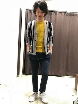 「HIGH STREET（ハイストリート）のアイテム」を使った、ICHIKAWAさん（メンズ・172cm）の夏コーディネート