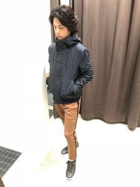 「HIGH STREET（ハイストリート）のアイテム」を使った、ICHIKAWAさん（メンズ・172cm）の秋コーディネート