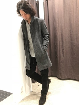 「HIGH STREET（ハイストリート）のアイテム」を使った、ICHIKAWAさん（メンズ・172cm）の秋コーディネート