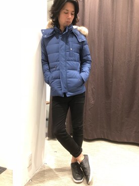 「HIGH STREET（ハイストリート）のアイテム（パンツ）」を使った、ICHIKAWAさん（メンズ・172cm）の秋コーディネート