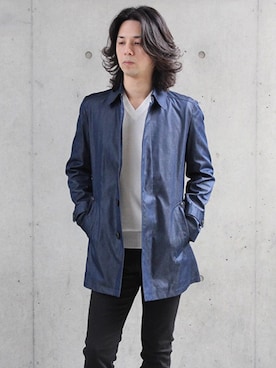 「HIGH STREET（ハイストリート）のアイテム」を使った、ICHIKAWAさん（メンズ・172cm）の冬コーディネート