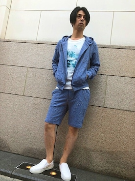 「HIGH STREET（ハイストリート）のアイテム」を使った、ICHIKAWAさん（メンズ・173cm）の春コーディネート
