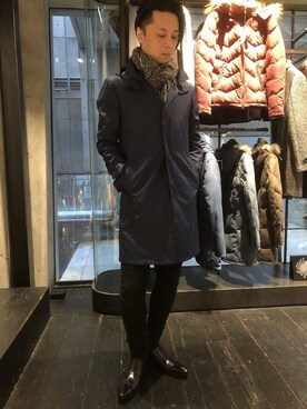 「HIGH STREET（ハイストリート）のアイテム」を使った、ICHIKAWAさん（メンズ・173cm）の冬コーディネート