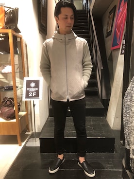 「HIGH STREET（ハイストリート）のアイテム」を使った、ICHIKAWAさん（メンズ・173cm）の冬コーディネート