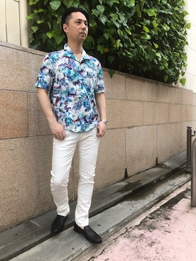 「HIGH STREET（ハイストリート）のアイテム」を使った、ICHIKAWAさん（メンズ・173cm）の春コーディネート