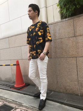 「HIGH STREET（ハイストリート）のアイテム」を使った、ICHIKAWAさん（メンズ・173cm）の春コーディネート