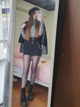 「asos（エイソス）のアイテム（帽子）」を使った、jessiekさん（レディース・164cm）の秋コーディネート