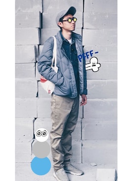 喔哦噢呕少年さん（メンズ・183cm）の春コーディネート