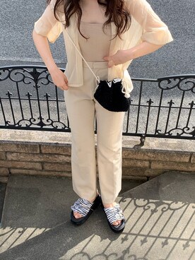 hさん（レディース・155cm）の夏コーディネート