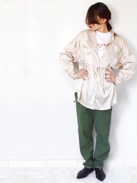 𝕡𝕠𝕟𝕟𝕦☺︎!さん(レディース・160cm)の春コーディネート