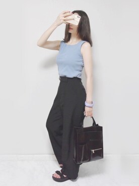 𝕡𝕠𝕟𝕟𝕦☺︎!さん(レディース・160cm)の夏コーディネート