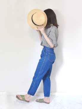 𝕡𝕠𝕟𝕟𝕦☺︎!さん（レディース・160cm）の夏コーディネート