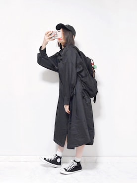 「グレゴリー」｜「アイテム（その他）」を使った、𝕡𝕠𝕟𝕟𝕦☺︎!さん（レディース・160cm）の秋コーディネート