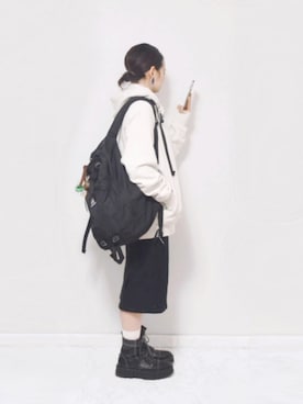 「グレゴリー」｜「アイテム（その他）」を使った、𝕡𝕠𝕟𝕟𝕦☺︎!さん（レディース・160cm）の冬コーディネート