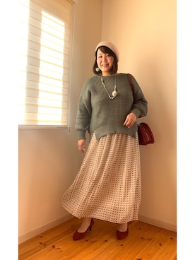 「rps（アールピーエス）のアイテム（ハンチング/ベレー帽）」を使った、しのままさん（レディース・162cm）の秋コーディネート