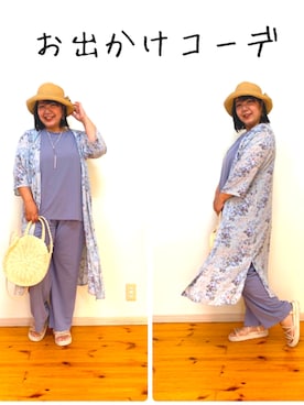 「SMILE LAND（スマイルランド）のアイテム（その他アウター）」を使った、しのままさん（レディース・162cm）の春コーディネート