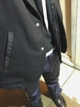 「A.P.C.（アーペーセー）のアイテム（その他アウター）」を使った、yuyさん（メンズ・169cm）の冬コーディネート