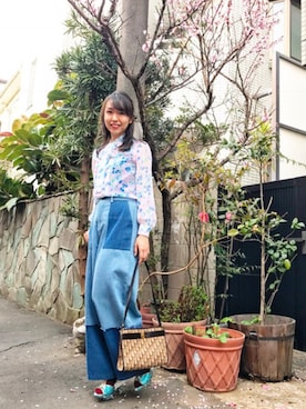 「Irregular Choice（イレギュラーチョイス）のアイテム」を使った、代官山セレクトショップWild Lilyさん（レディース・158cm）の春コーディネート