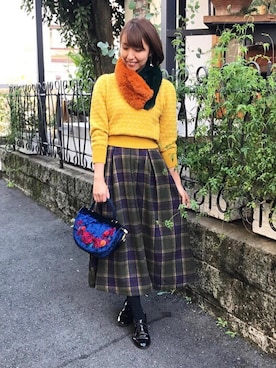 「Irregular Choice（イレギュラーチョイス）のアイテム」を使った、代官山セレクトショップWild Lilyさん（レディース・158cm）の秋コーディネート