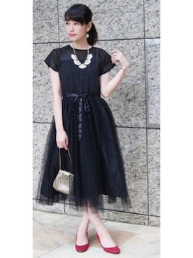 「結婚式スタイル」｜代官山セレクトショップWild Lilyさん（レディース・161cm）の秋コーディネート