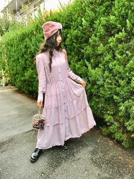 「Irregular Choice（イレギュラーチョイス）のアイテム」を使った、代官山セレクトショップWild Lilyさん（レディース・159cm）の秋コーディネート