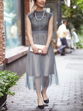 「おでかけ」｜「アイテム（パンプス）」を使った、formformaSTAFFさん（レディース・165cm）の夏コーディネート