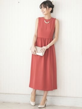 「おでかけ」｜「アイテム（パンプス）」を使った、formformaSTAFFさん（レディース・171cm）の春コーディネート