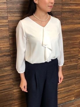 「ブラウスコーデ」｜formformaSTAFFさん（レディース・160cm）の春コーディネート