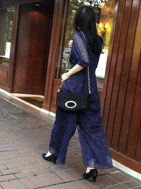 「おでかけ」｜「アイテム（パンプス）」を使った、formformaSTAFFさん（レディース・161cm）の夏コーディネート