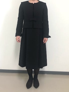 「アイテム（フォーマルスーツ/小物）」を使った、formformaSTAFFさん（レディース・150cm）の冬コーディネート