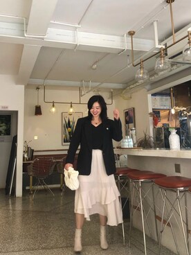 「JAM（ジャム）のアイテム（ジャケット/アウター）」を使った、MIDORIKO❻さん（レディース・168cm）の秋コーディネート