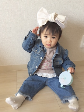 momonさん（キッズ・70cm）の冬コーディネート