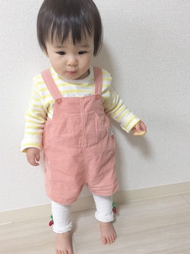 momonさん（キッズ・70cm）の冬コーディネート