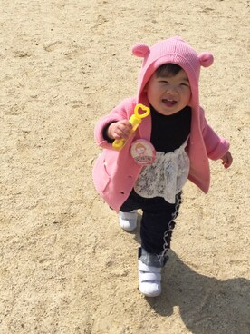 momonさん(キッズ・70cm)の冬コーディネート