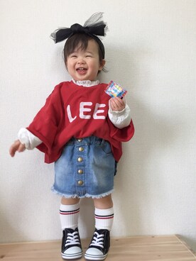 momonさん（キッズ・80cm）の春コーディネート