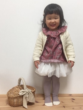 momonさん（キッズ・80cm）の冬コーディネート