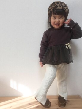 momonさん(キッズ・90cm)の冬コーディネート