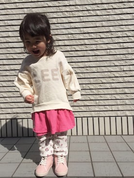 momonさん（キッズ・90cm）の春コーディネート