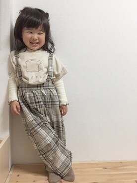 「パンT」｜momonさん（キッズ・90cm）の春コーディネート