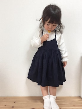 momonさん（キッズ・90cm）の春コーディネート