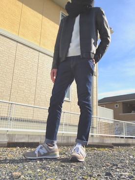 Kazukiさん（メンズ・170cm）の冬コーディネート