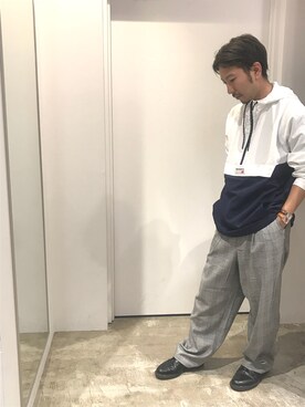「SEVENDAYS=SUNDAY（セブンデイズサンデイ）のアイテム（その他アウター）」を使った、ナカムさん（メンズ・164cm）の夏コーディネート