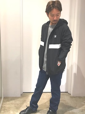 「SEVENDAYS=SUNDAY（セブンデイズサンデイ）のアイテム（その他アウター）」を使った、ナカムさん（メンズ・164cm）の秋コーディネート