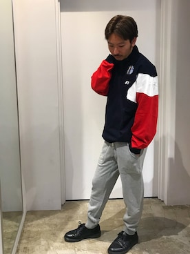 「SEVENDAYS=SUNDAY（セブンデイズサンデイ）のアイテム（パンツ）」を使った、ナカムさん（メンズ・164cm）の秋コーディネート